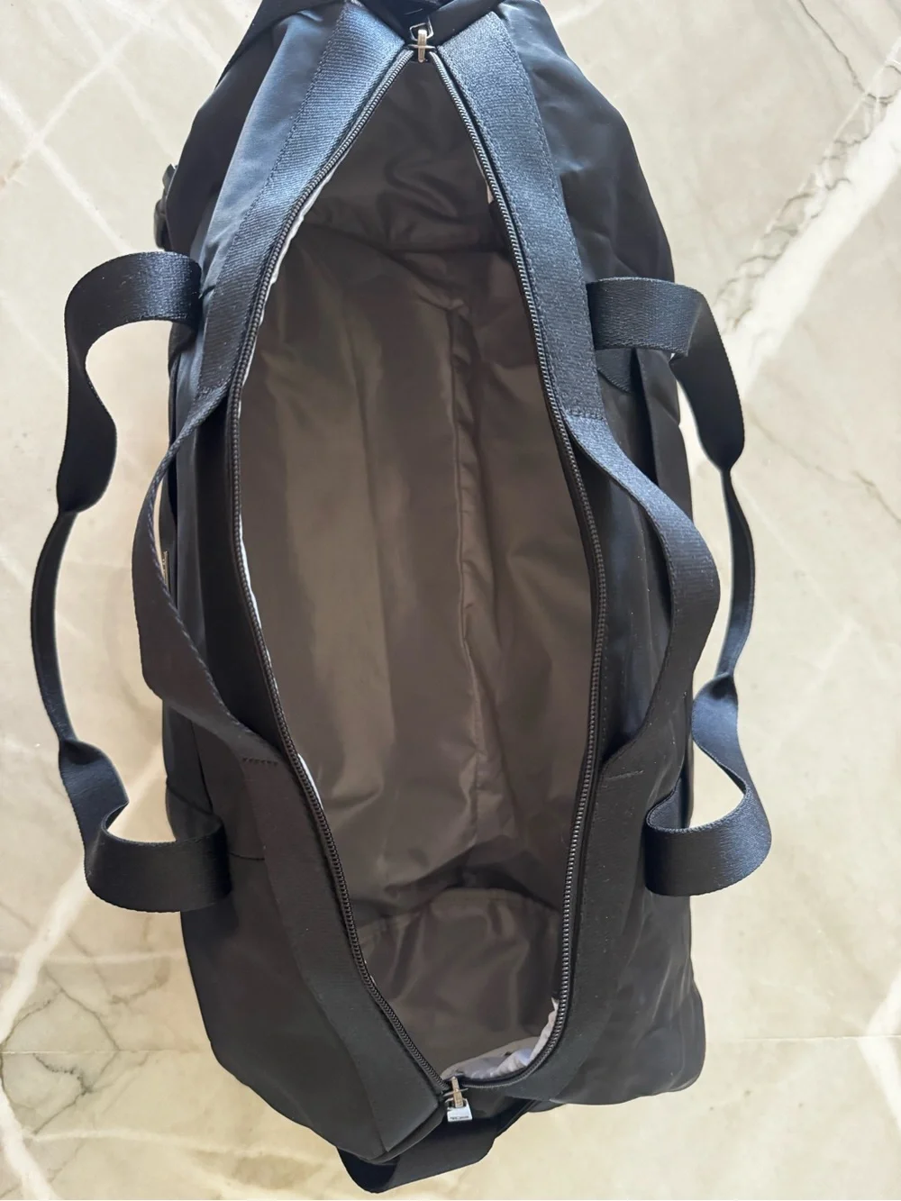 Tumi Black Men's Duffel Bag with Shoulder Strap